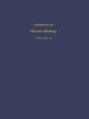 cover image of Advances in Marine Biology